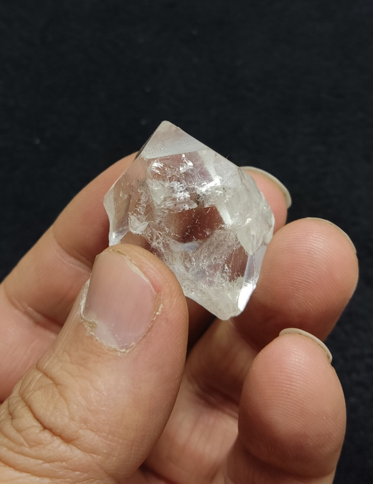 An Aesthetic gemmy double terminated Quartz crystal 30 grams