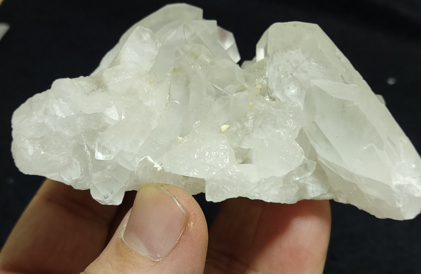 An Aesthetic terminated specimen of Quartz cluster 201 grams