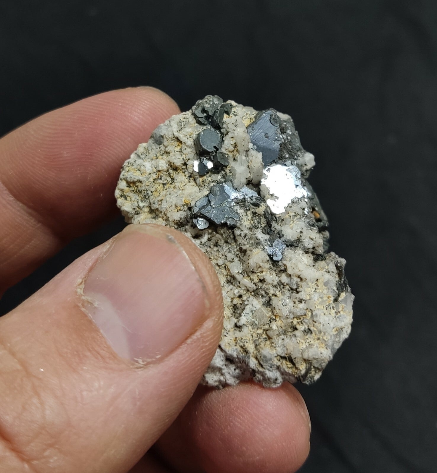 An amazing specimen of hematite on matrix 25 grams
