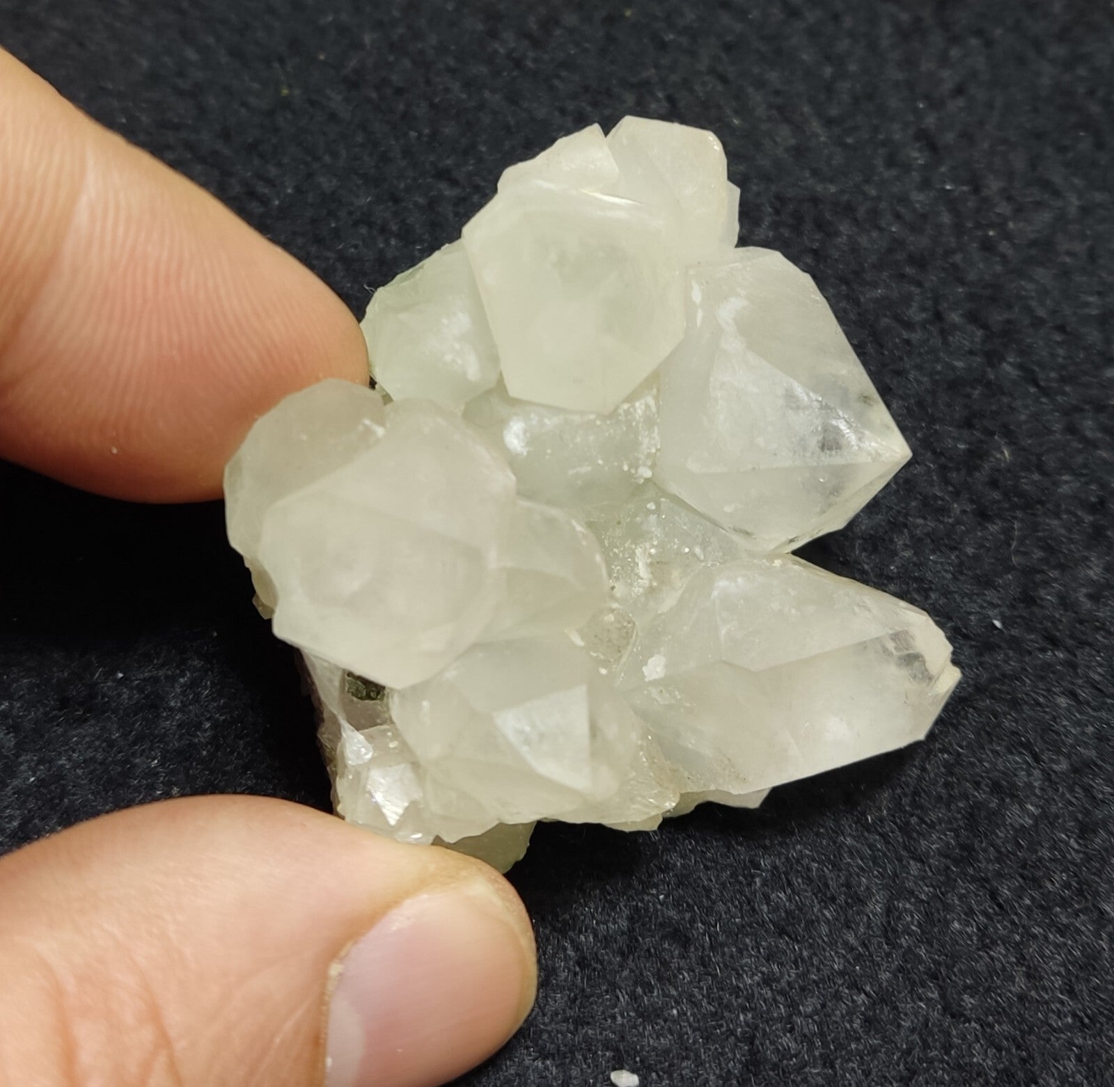 An Aesthetic terminated epidote Quartz specimen 48 grams