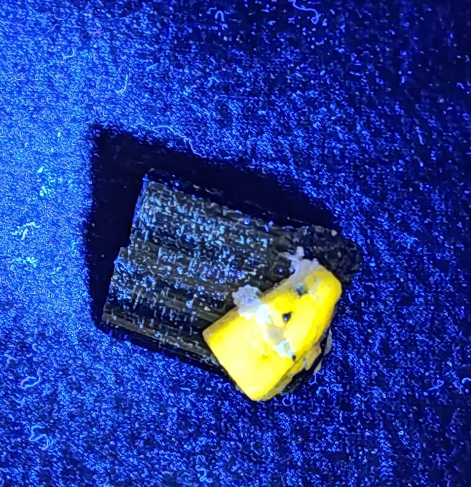 An Aesthetic specimen of black Tourmaline crystal with apatite 34 grams