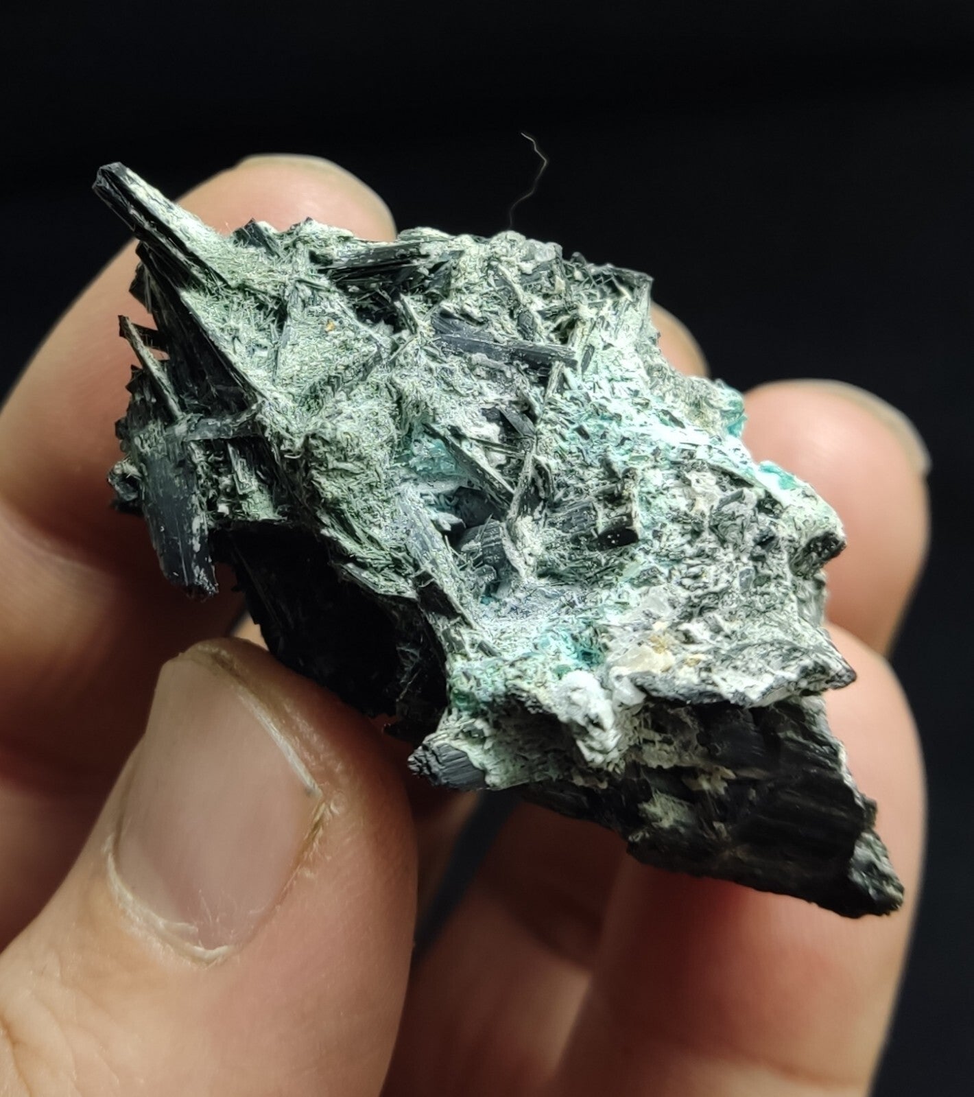 An Aesthetic specimen of epidote crystal 49 grams
