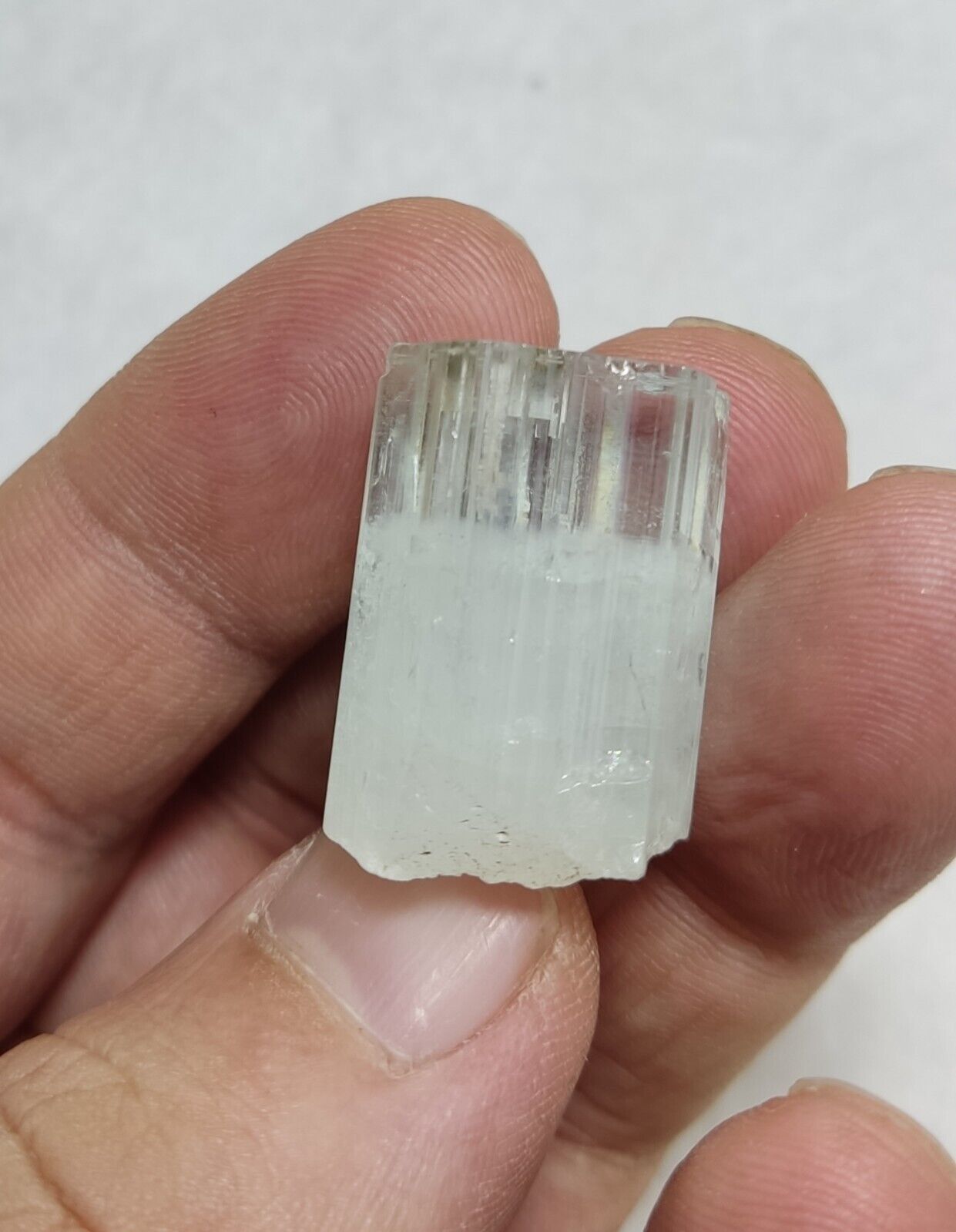 An Aesthetic specimen of aquamarine crystal 12 grams