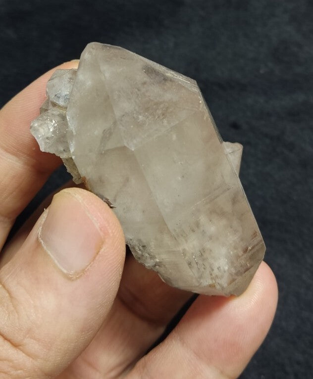 Double Terminated Smoky Quartz Crystal 77 grams