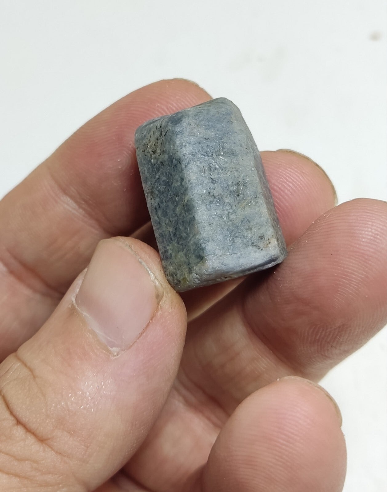 An aesthetic specimen of terminated sapphire crystal 22 grams