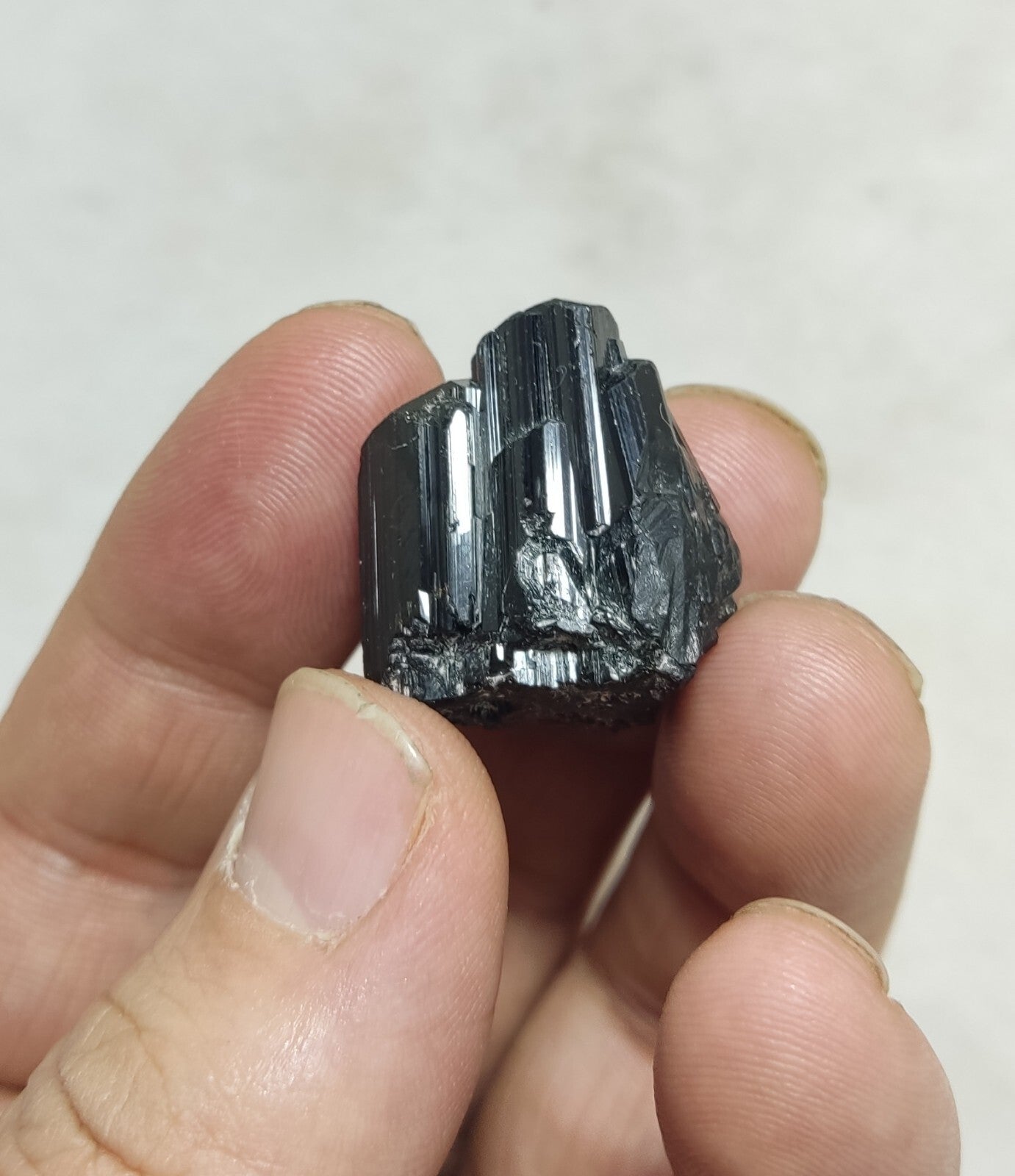 An amazing specimen of black tourmaline cluster 15 grams