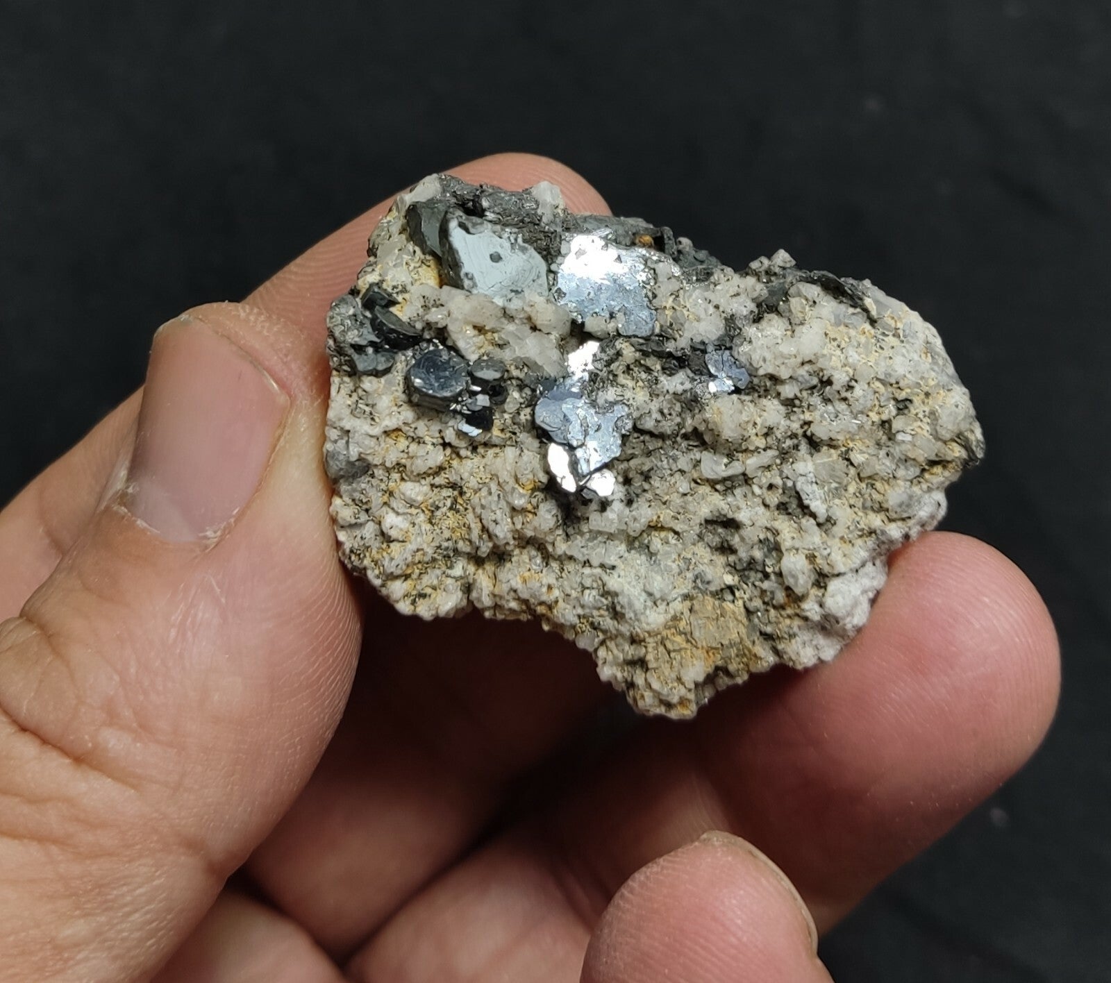 An amazing specimen of hematite on matrix 25 grams