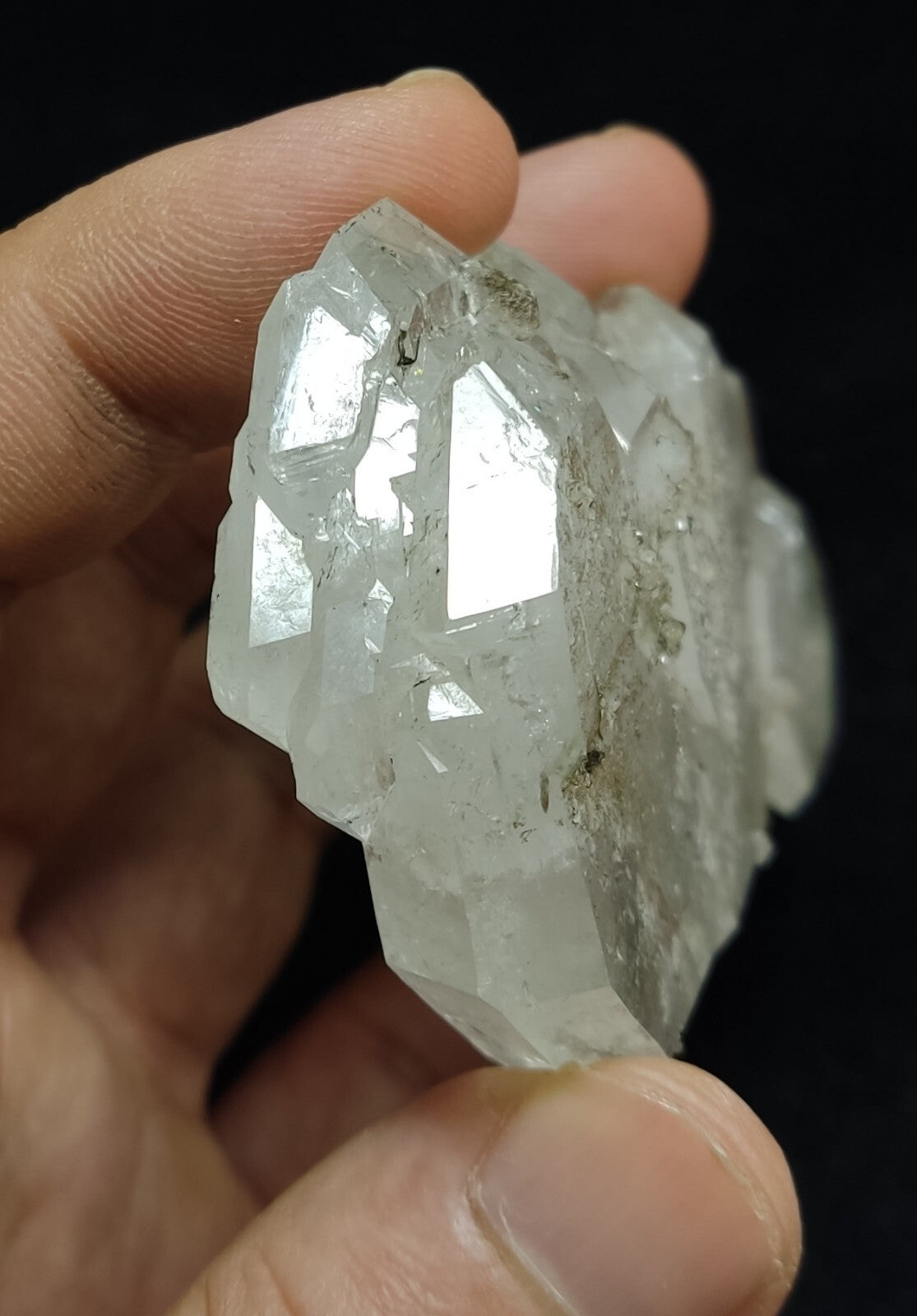 An Aesthetic terminated specimen of Faden Quartz crystal 107 grams