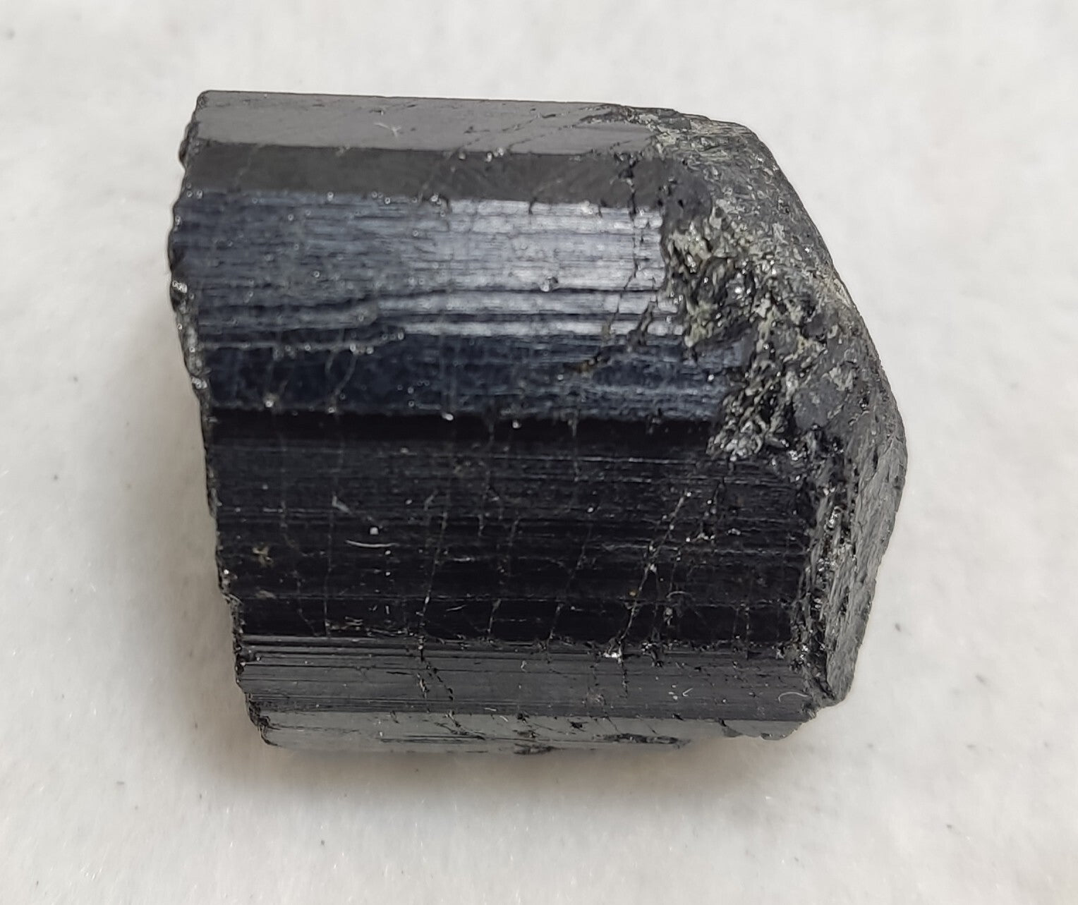 An amazing specimen of terminated black tourmaline 38 grams