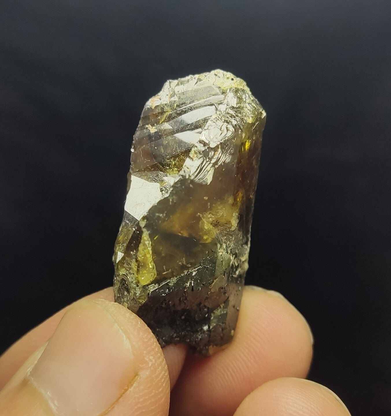 Natural Sphene Titanite Crystal 13 grams
