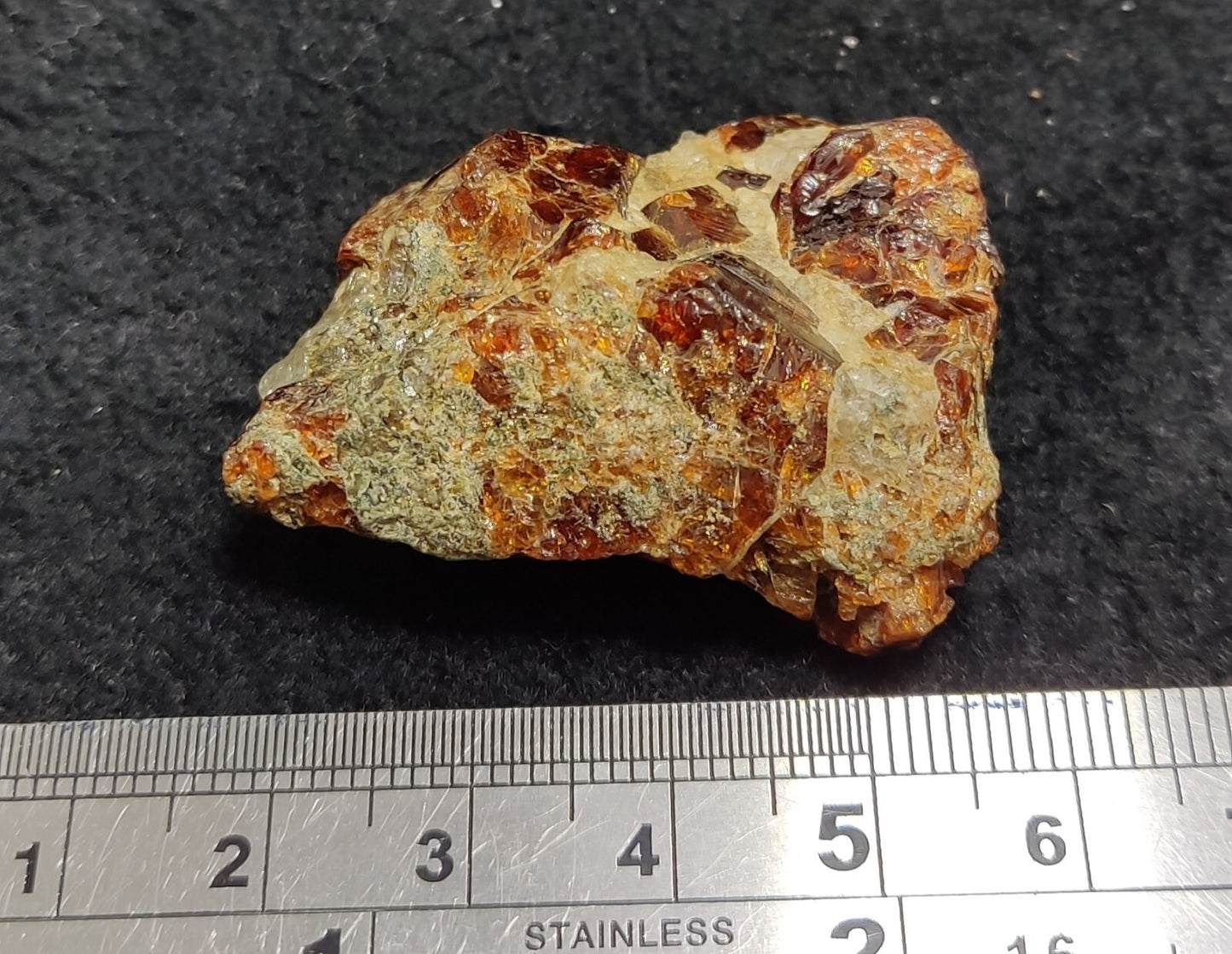 An Aesthetic specimen of zircon crytsals 32 grams