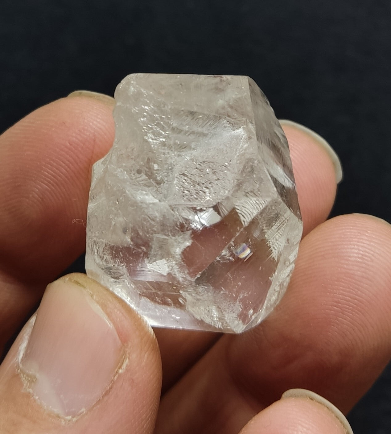 An Aesthetic gemmy double terminated Quartz crystal 30 grams