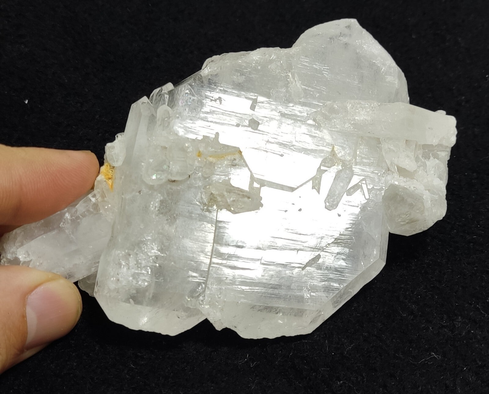 An Aesthetic terminated faden Quartz crystal specimen 223 grams