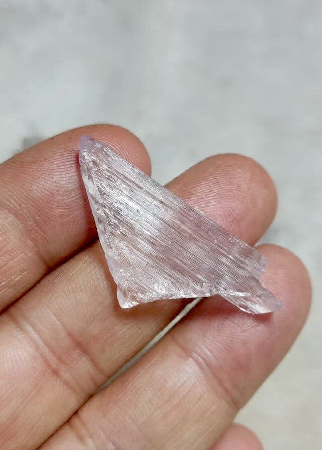 57 Grams Natural Spodumene/Kunzite Crystals.