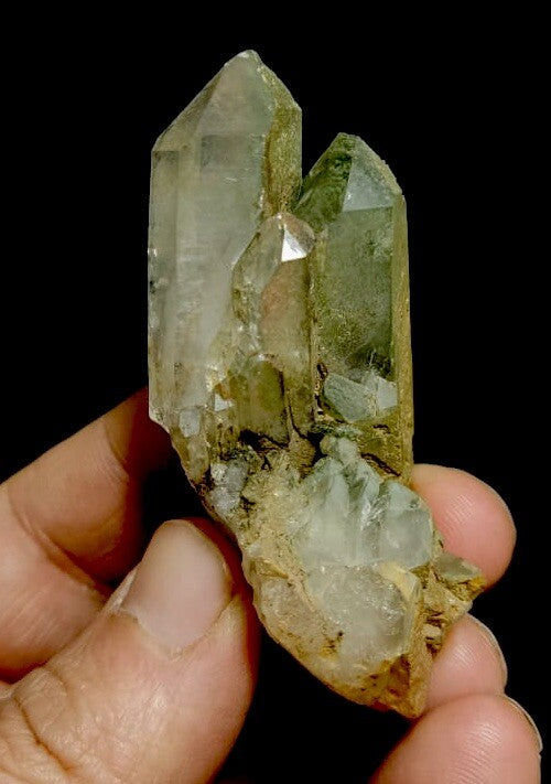 Natural Chlorite Quartz Crystal 65 Grams.