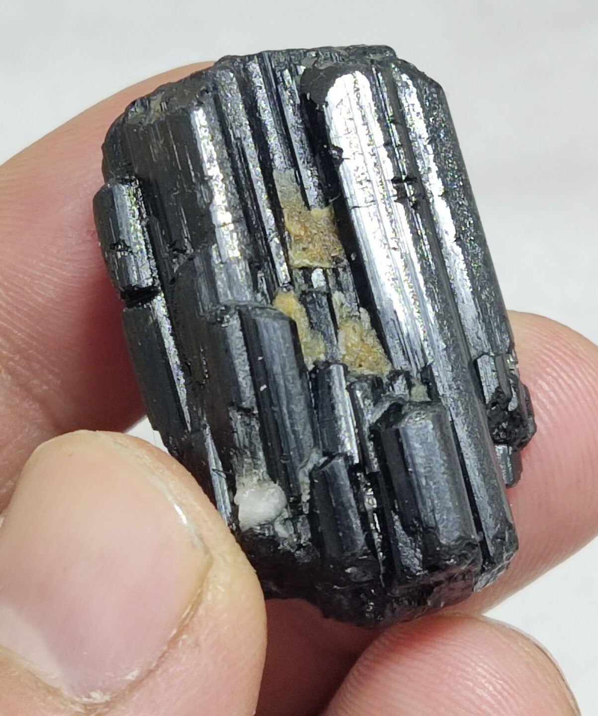 An amazing specimen of terminated black tourmaline 24 grams