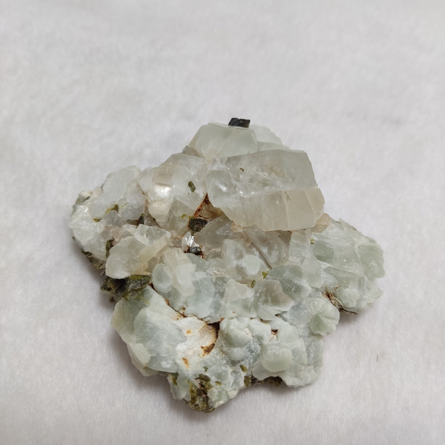 An amazing specimen of Adularia/feldspar with epidote 116 grams