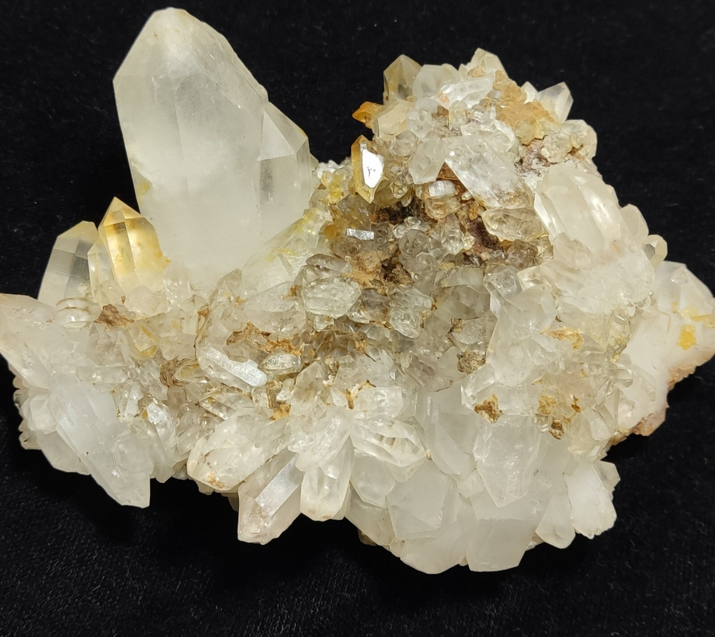 An Aesthetic Natural beautifully terminated Quartz cluster 375 grams
