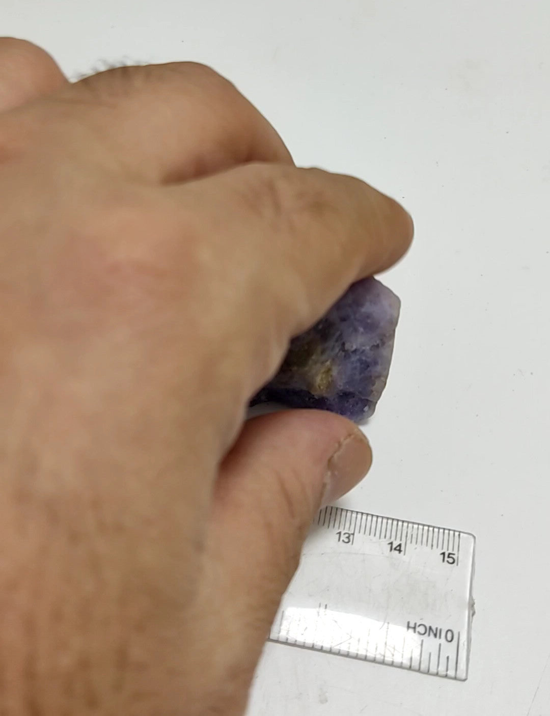 An amazing specimen of hackmanite highly Tenebrescent 47 grams