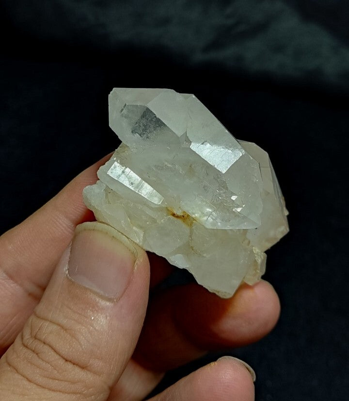 Natural Gwindel Quartz Crystal 67 grams