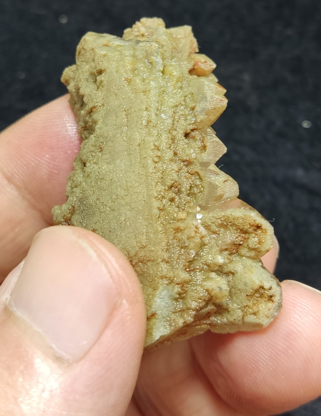 An Aesthetic specimen of chlorite quartz 24 grams