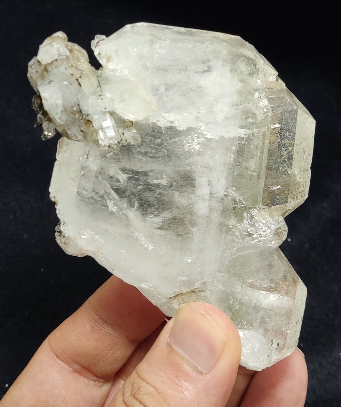 An Aesthetic terminated specimen of chlorite Quartz 211 grams