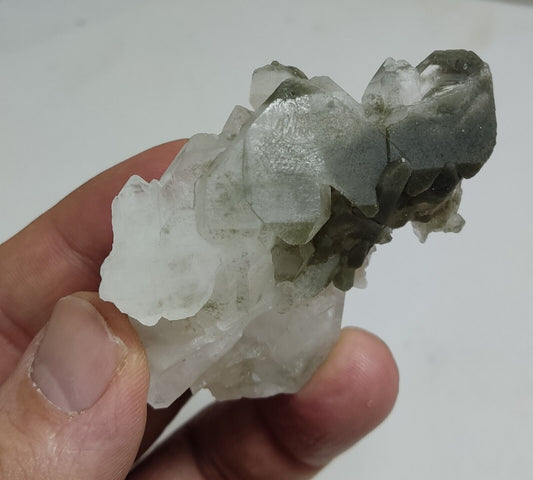 An Aesthetic Natural Quartz specimen with chlorite inclusions 58 grams