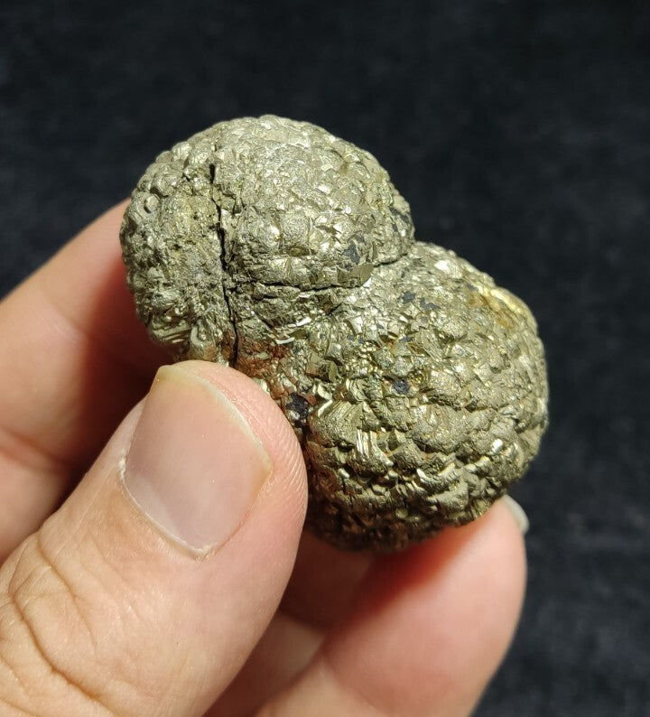An amazing specimen of pyrite/marcasite Twin Formations 129 grams