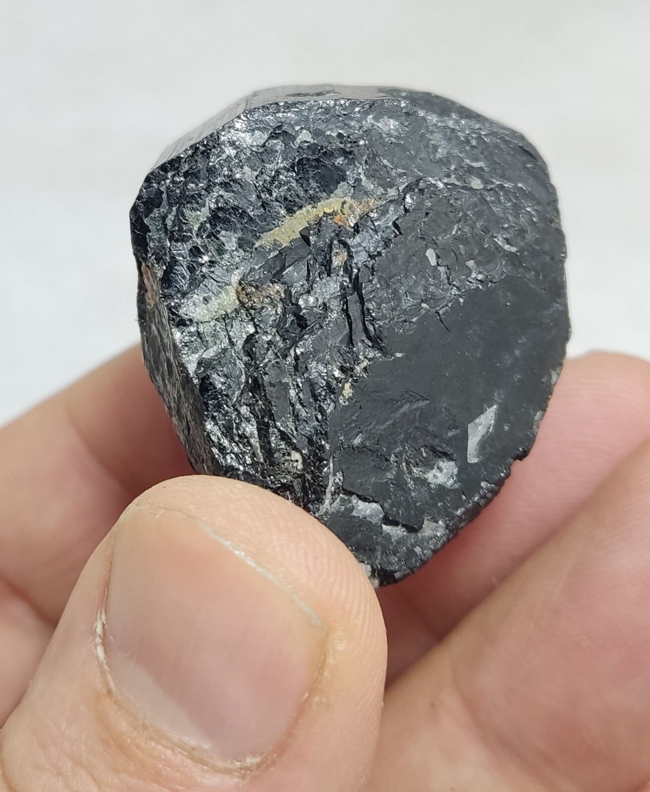 An amazing specimen of terminated black tourmaline 62 grams