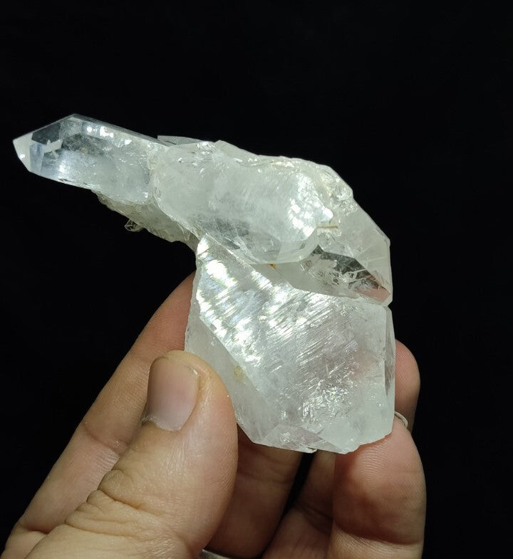 Natural terminated Faden Quartz Specimen 88 grams