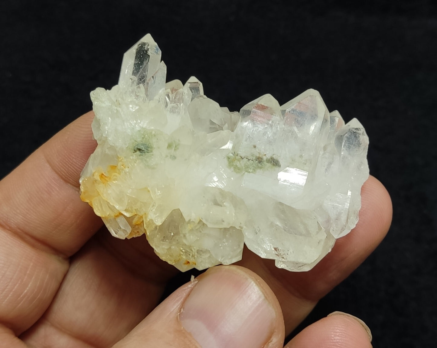 An Aesthetic terminated Quartz crystal with chlorite inclusions 43 grams