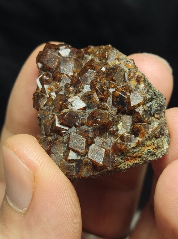 Natural Andradite Garnets Cluster 33 grams