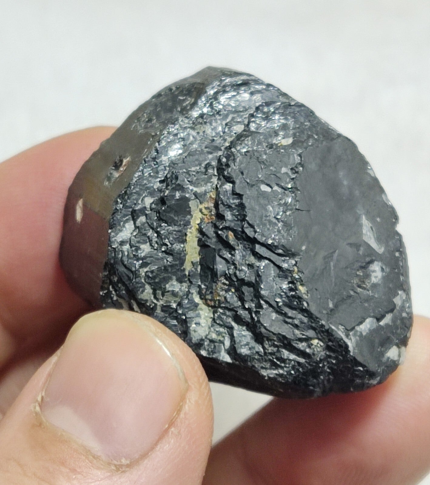 An amazing specimen of terminated black tourmaline 62 grams