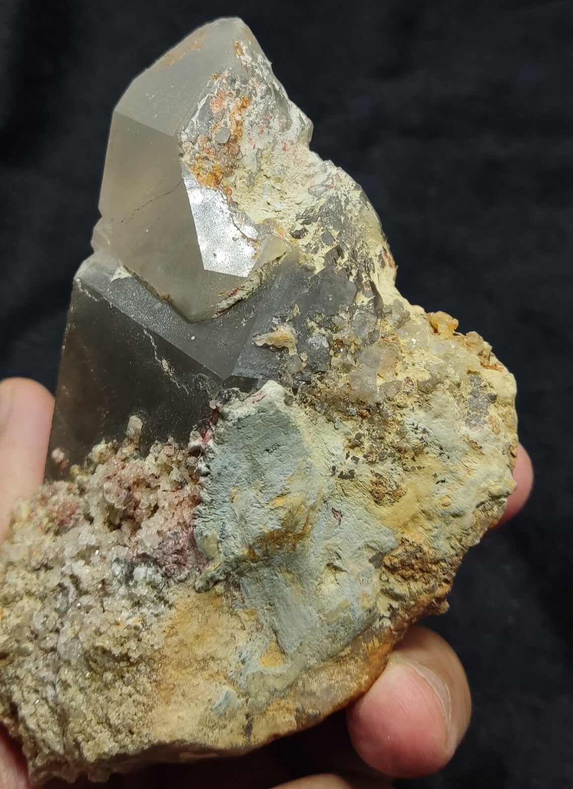 An Aesthetic terminated Partly Smoky Quartz specimen 493 grams