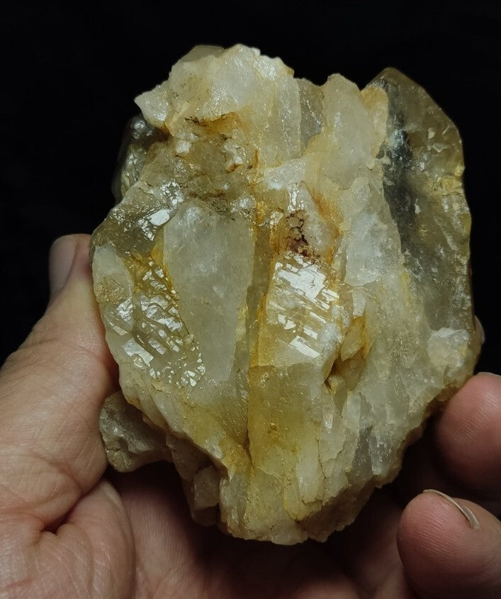 Natural Light Yellow Quartz Crystal 273 grams