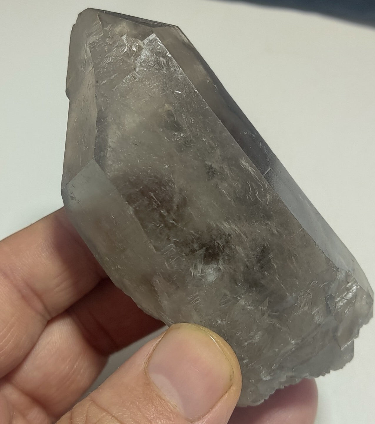 An Aesthetic Naturally terminated specimen of Smoky Quartz 217 grams