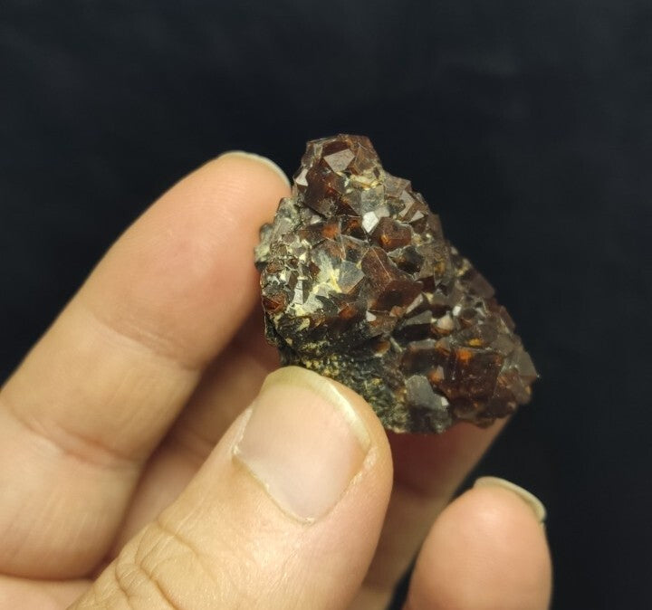 Natural Andradite Garnets Cluster 51 grams