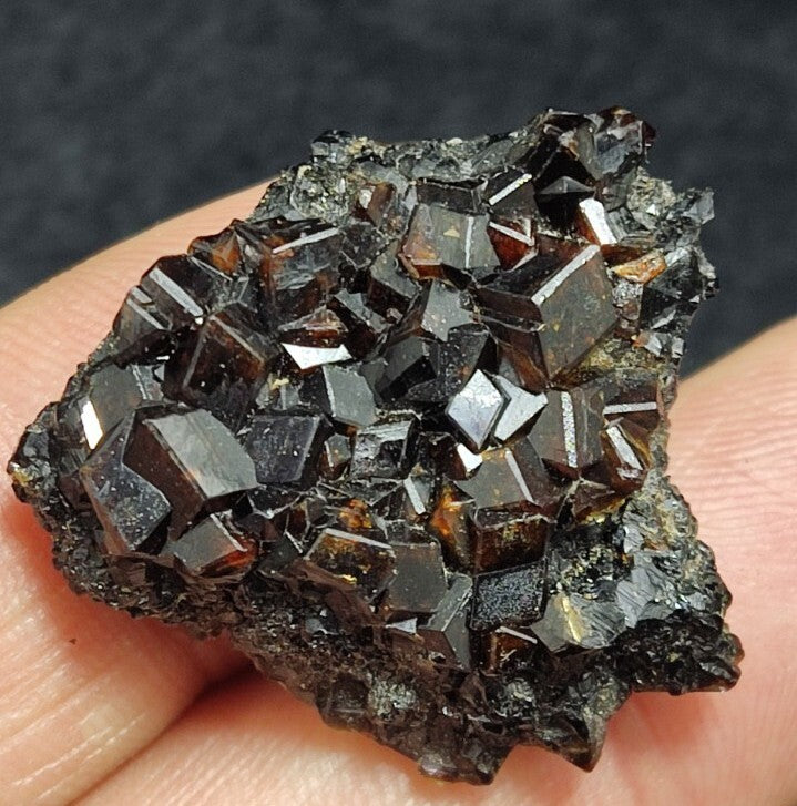 Thumbnail Natural Andradite Garnets Cluster 15 grams