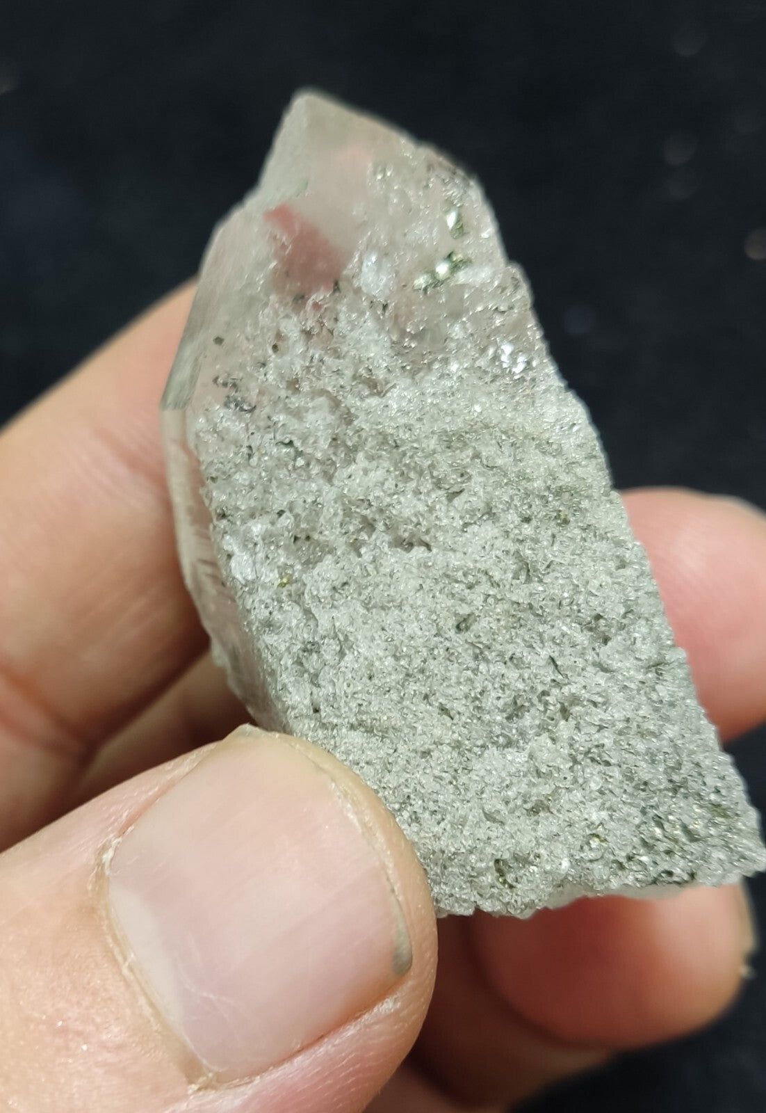 An Aesthetic Natural terminated chlorite quartz specimen 43 grams