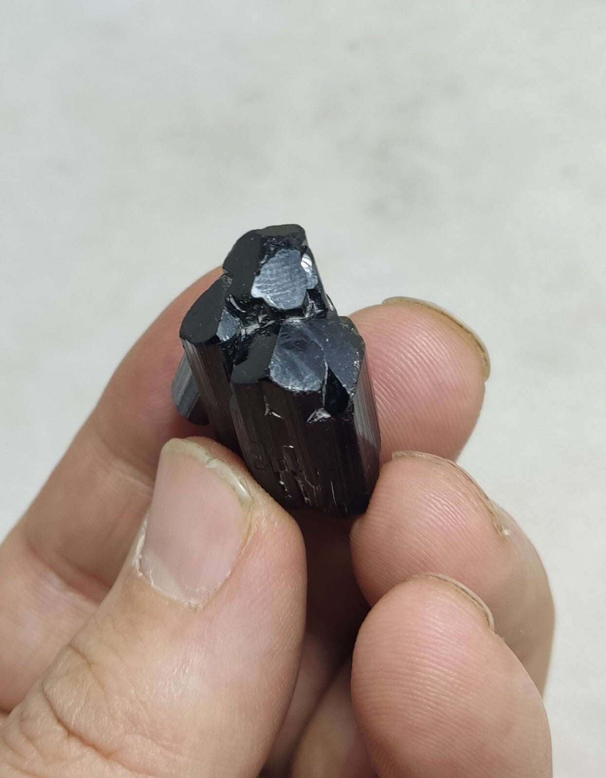 An amazing specimen of black tourmaline cluster 15 grams