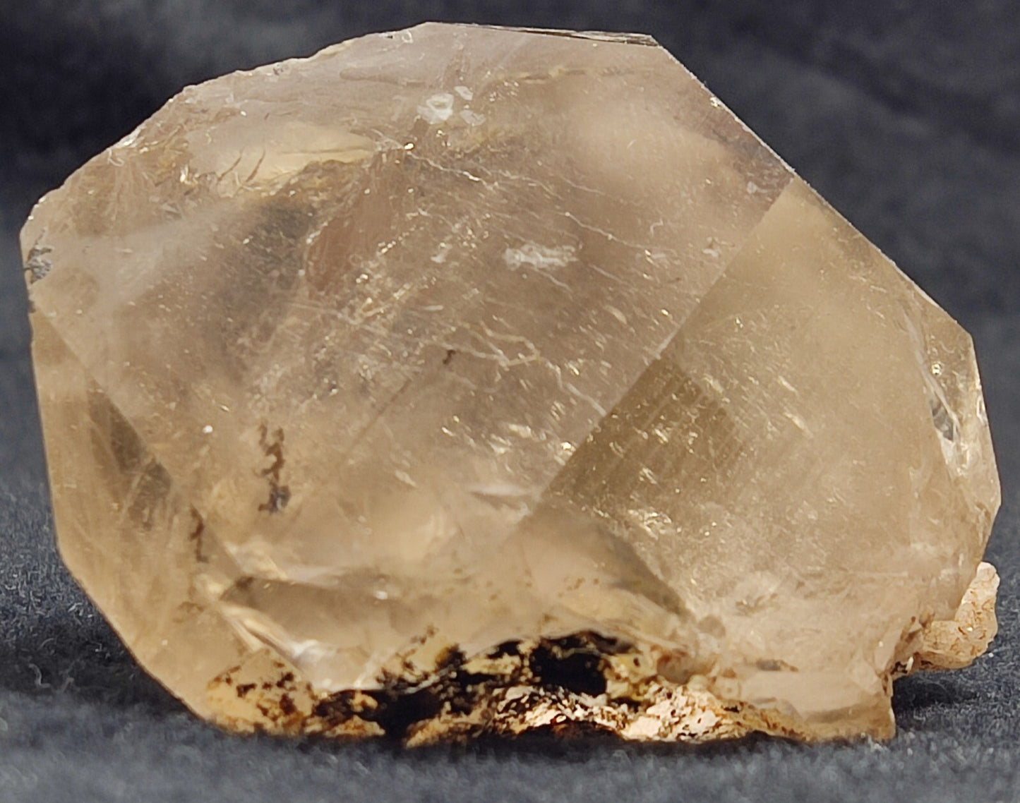 An Aesthetic terminated smoky quartz crystal 130 grams