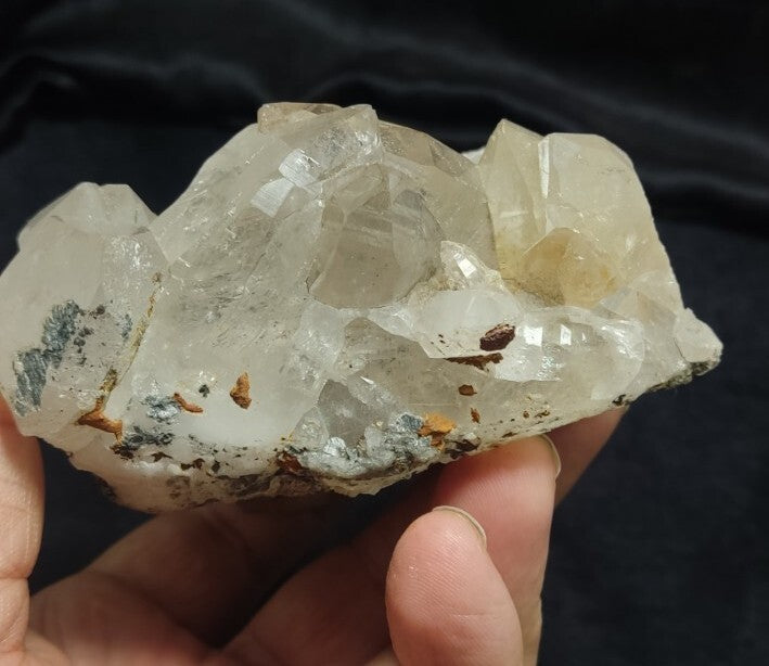 Natural terminated Quartz Specimen with Siderite 412 grams