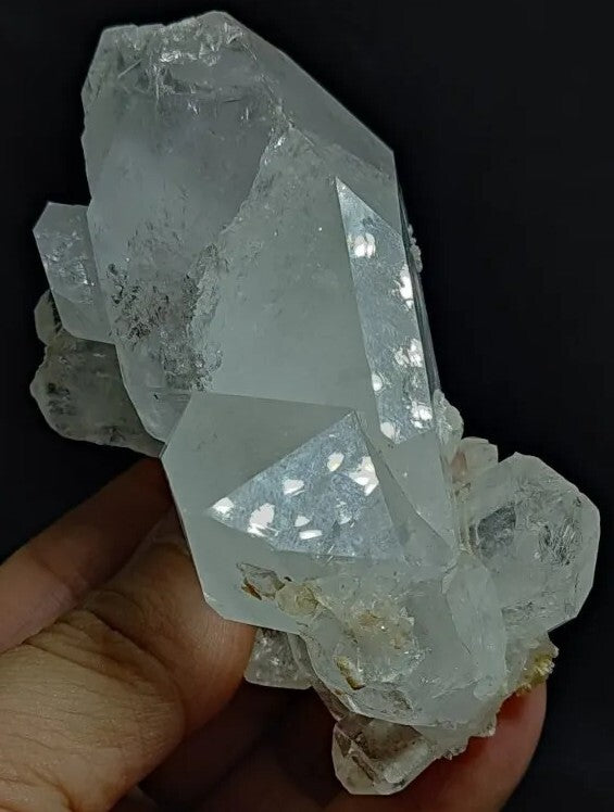 Natural Faden quartz Cluster 278 grams