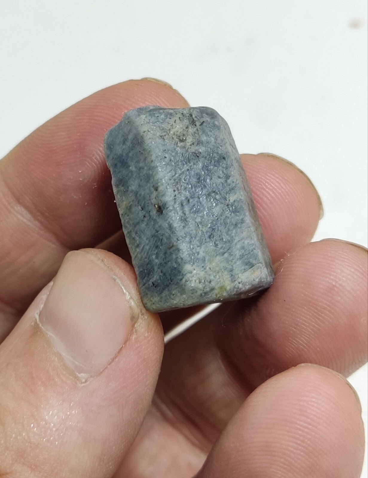 An aesthetic specimen of terminated sapphire crystal 22 grams