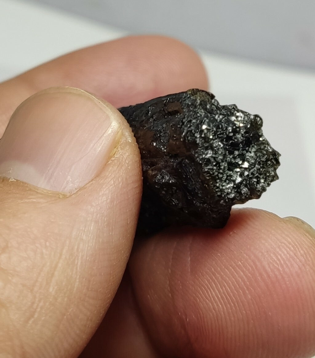 An aesthetic specimen of epidote crystal 15 grams