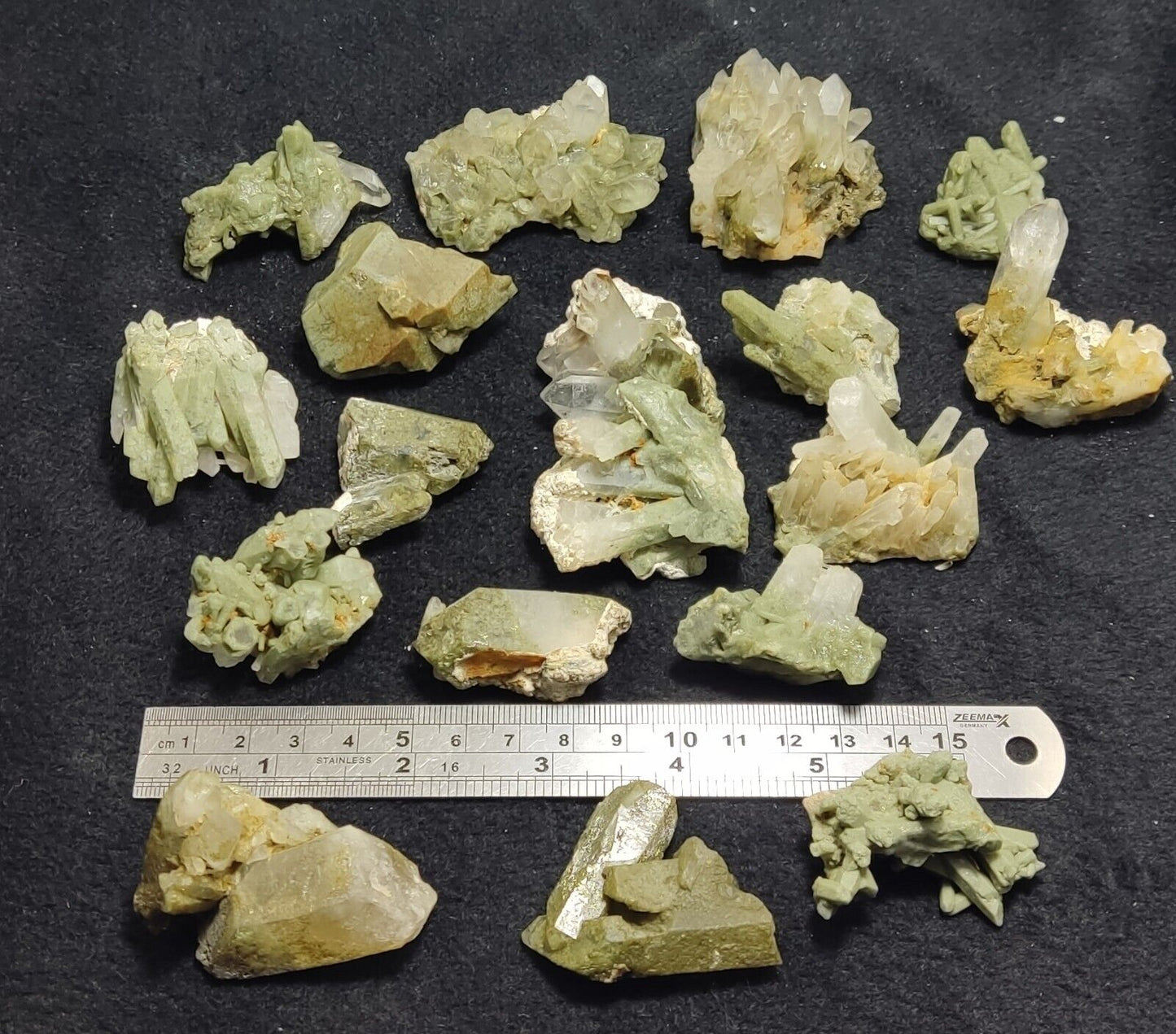 480 grams Chlorite Quartz crystals