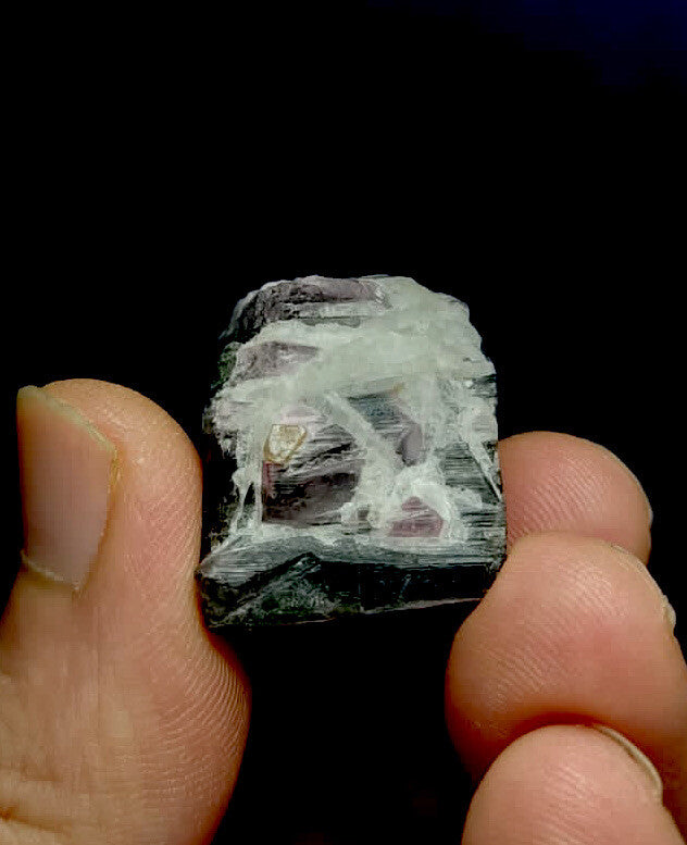 Natural Multicolor Tourmaline Specimen 47 Grams.