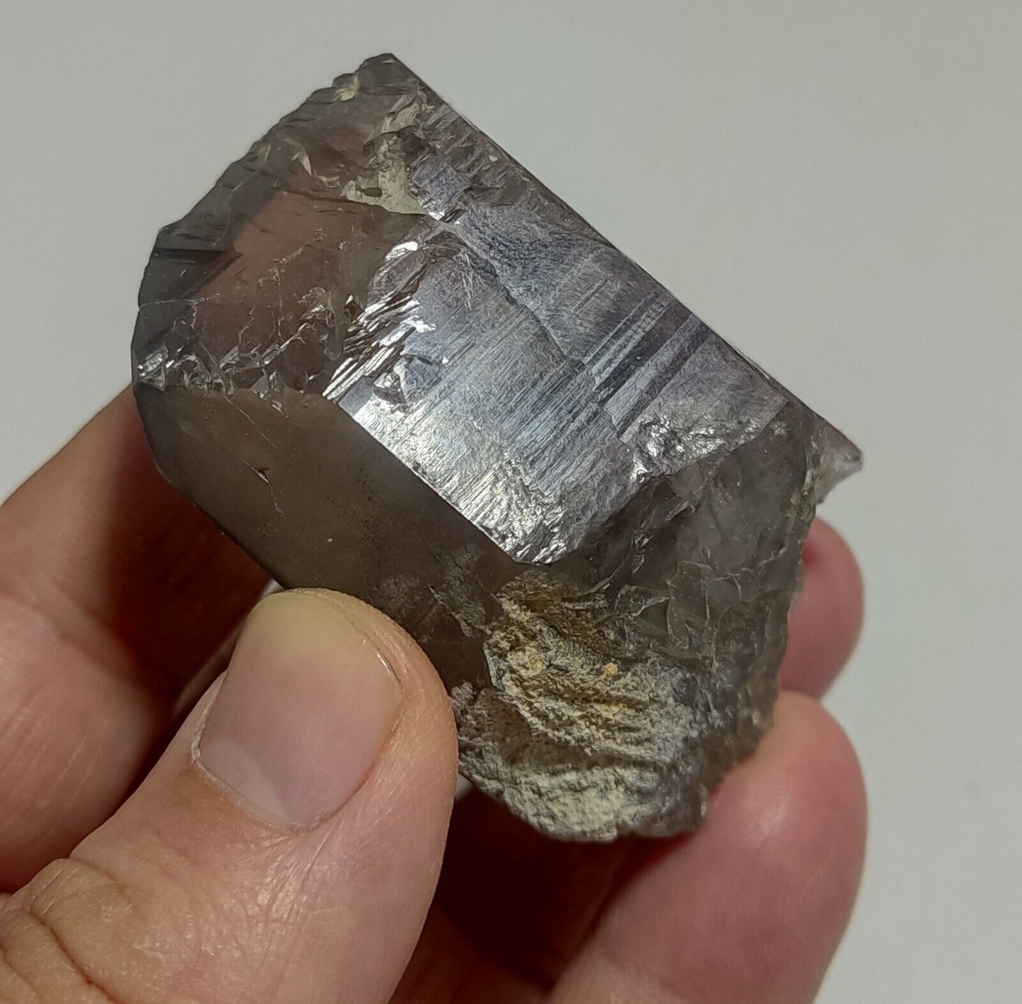 An Aesthetic Naturally terminated specimen of Smoky Quartz 107 grams