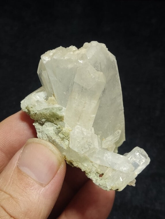 Chlorite Quartz Crystal 71 grams