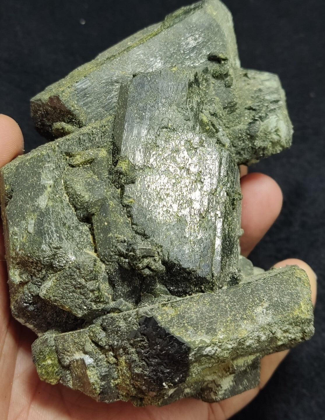 An Aesthetic Natural terminated epidote cluster 957 grams